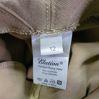 JUNIORS Cotton Breeches, Pull On *vgc, sm hole, stain, waist puckers, faded, seat rubs & pills

