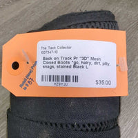 Pr "3D" Mesh Closed Boots *gc, hairy, dirt, pilly, snags, stained
