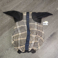 Hvy Mesh Fly Mask, ears, fleece *vgc/gc, dirt, hair, mnr hay, snag/tear, rubs
