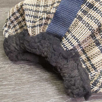 Hvy Mesh Fly Mask, ears, fleece *vgc/gc, dirt, hair, mnr hay, snag/tear, rubs
