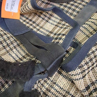 Hvy Mesh Fly Mask, ears, fleece *vgc/gc, dirt, hair, mnr hay, snag/tear, rubs

