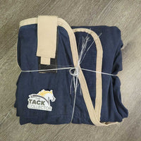 Hvy Cotton Stable Sheet, 2 legs *vgc, clean, mnr hair, stains, faded, v. mnr pills
