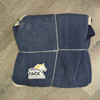 Hvy Cotton Stable Sheet, 2 legs *vgc, clean, mnr hair, stains, faded, v. mnr pills
