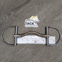 Sweet Iron Med Port Mullen Mouth Hunter D Ring Bit *vgc/gc, clean & dirty, residue, scratches
