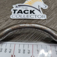 Sweet Iron Med Port Mullen Mouth Hunter D Ring Bit *vgc/gc, clean & dirty, residue, scratches

