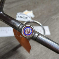 Sweet Iron Med Port Mullen Mouth Hunter D Ring Bit *vgc/gc, clean & dirty, residue, scratches
