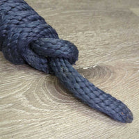 Nylon Lead Rope *gc, dirt, mnr hair, faded, frays, snags, rust
