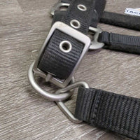 Fleece Lined Nylon Breakaway Halter, adj, snap *vgc, mnr dirt, hair, clumpy, pills, residue
