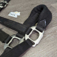 Fleece Lined Nylon Breakaway Halter, adj, snap *vgc, mnr dirt, hair, clumpy, pills, residue
