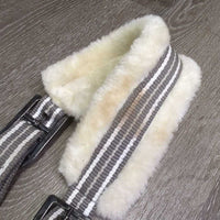 Fleece Lined/Padded Nylon Halter, adj, snap *xc, mnr dirt, stains
