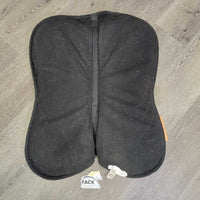 Memory Foam Half Pad *gc, hairy, dirty, faded, stains, stiff spot, rubs, pills
