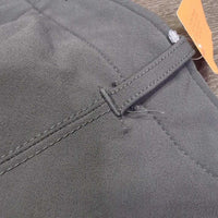 Hvy Side Zip Breeches *gc, seam puckers & faded edges, older, seat rubs & pills
