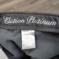 Hvy Side Zip Breeches *gc, seam puckers & faded edges, older, seat rubs & pills
