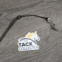 Dressage Whip, handle *fair, older, v.scraped & frayed, discolored, dirty
