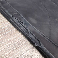 Microsuede Synthetic Half Chaps *gc/fair, clean & dirty, rubs, faded, hairy, dusty, peeling
