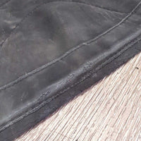 Microsuede Synthetic Half Chaps *gc/fair, clean & dirty, rubs, faded, hairy, dusty, peeling
