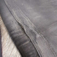 Mesh Lined Synthetic Half Chaps *gc/fair, dirty, rubs, peeled, film, torn & curled edges

