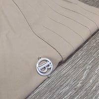 High Waist Full Seat Sticky Breeches, Lace Pockets *vgc/gc, seat: rubs, stains & pills, stains, stretched lace
