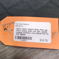 Quilt Jumper Baby Pad *gc, clean, stains, pills, mnr hair, faded, residue, puckers, rubs
