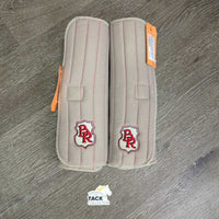 4 No Bow Exercise Bandage Liners, velcro *vgc, clean, mnr dirt, hair, stains, mnr size mismatch
