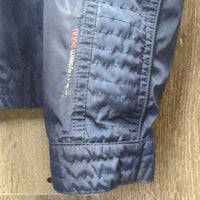 Light Jacket, Zipper, 2x Snap Off Hoods *gc, clean, stained cuffs, peeled logo
