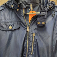 Light Jacket, Zipper, 2x Snap Off Hoods *gc, clean, stained cuffs, peeled logo

