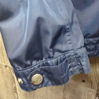 Light Jacket, Zipper, 2x Snap Off Hoods *gc, clean, stained cuffs, peeled logo
