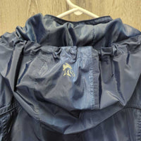Light Jacket, Zipper, 2x Snap Off Hoods *gc, clean, stained cuffs, peeled logo
