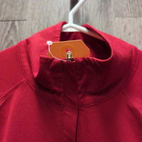LS Shirt, 1/4 Zip Up *vgc, seam rubs, mnr hair
