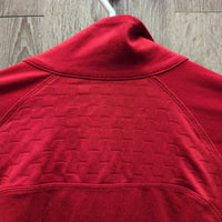 LS Shirt, 1/4 Zip Up *vgc, seam rubs, mnr hair

