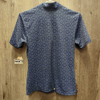 SS Sun Show Shirt, 1/3 Zip Up, Mesh Front *vgc, older?
