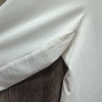 LS Hvy Sun Shirt. 1/3 Zip Up, Mesh Sleeves *gc, pits, mnr stains, older
