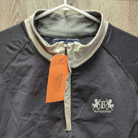 SS Show Shirt, 1/4 Zip Up *vgc, mnr seam rubs
