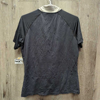 SS Show Shirt, 1/4 Zip Up *vgc, mnr seam rubs
