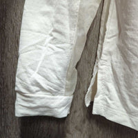 LS Sun Shirt, 1/3 Zip Up, Mesh Sleeves *gc, dingy, pits, peeled/faded logos, older
