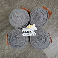 4 Fleece Polos *xc, mnr stains, pills
