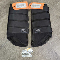 Neoprene Closed Boots, velcro *gc, mnr dirt, hair & residue

