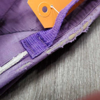 Quilt Jumper Pad, 1x piping *fair/gc, clean, stains, faded, torn edges, rubs, mnr pills
