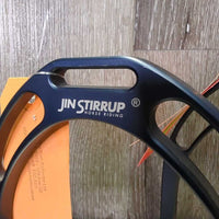 Aluminum Anatomic Wide Base Stirrup Irons *xc, mnr scratches, scrapes & dust
