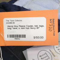 Hvy Fleece Cooler, tail, tags, bag *new, v. mnr hair
