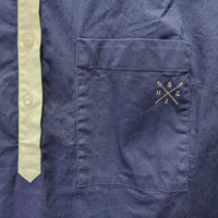 LS 1/4 Button Shirt *vgc, mnr hair
