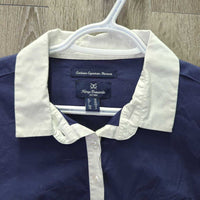 LS 1/4 Button Shirt *vgc, mnr hair
