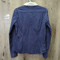 LS 1/4 Button Shirt *vgc, mnr hair
