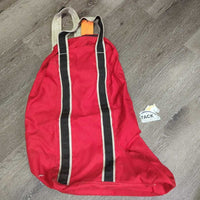 Unlined Cordura Tall Boot Bag, zipper *vgc/gc, mnr hair & stains, older, dirty inside, ?melted spot

