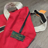 Unlined Cordura Tall Boot Bag, zipper *vgc/gc, mnr hair & stains, older, dirty inside, ?melted spot
