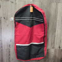 Unlined Cordura Garment Bag, Zippers *vgc, older, mnr hair & loose stitching
