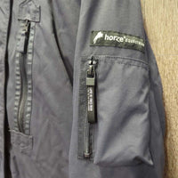 Long Hvy Winter Jacket, hood *vgc, mnr hair
