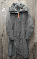 Long Waterproof? Rain Jacket, hood *xc, vmnr dirt
