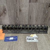 Wall Mount Plastic Whip Holder, tag *new, dirty
