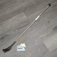Riding Crop - Whip *fair, dirty, stained, faded, chewed, torn end

